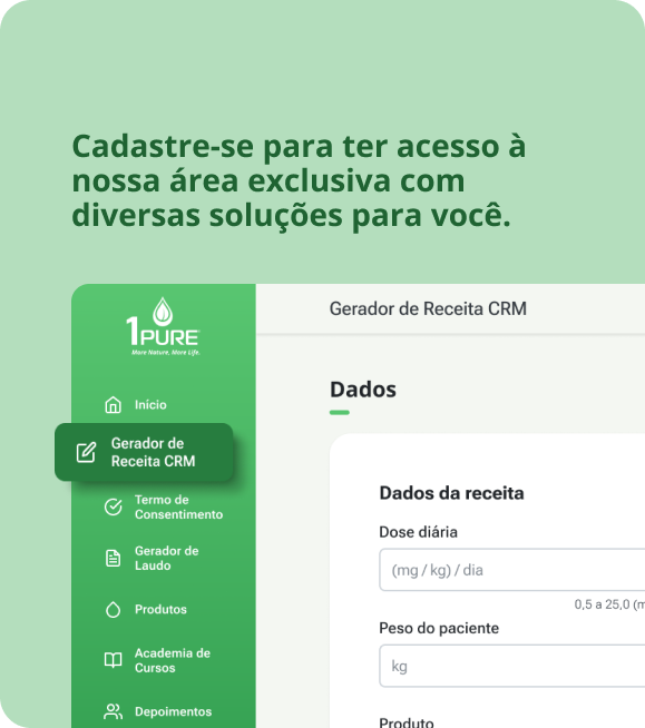 imagem com painel do profissional no site com os dizeres "Cadastre-se para ter acesso à nossa área exclusiva com diversas soluções para você."